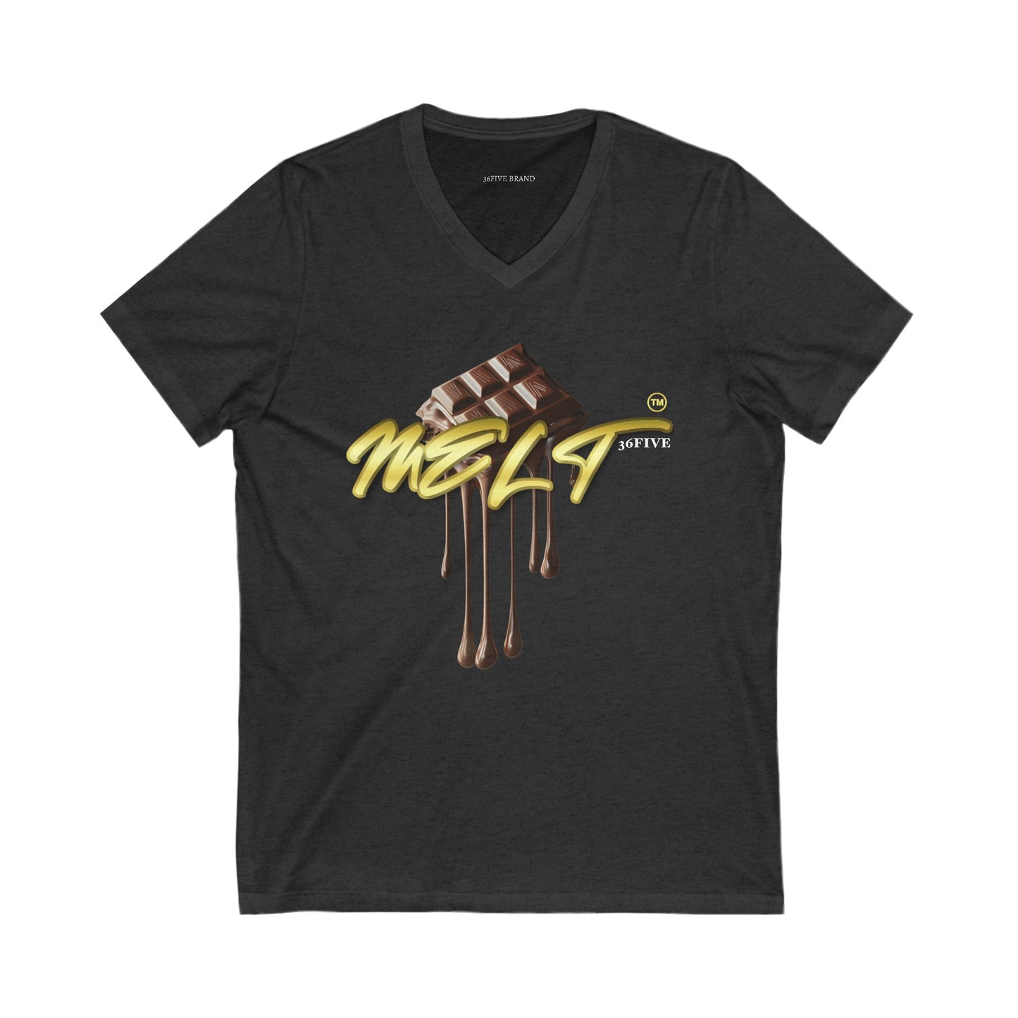 Chocolate MELT™ Unisex V-Neck Tee