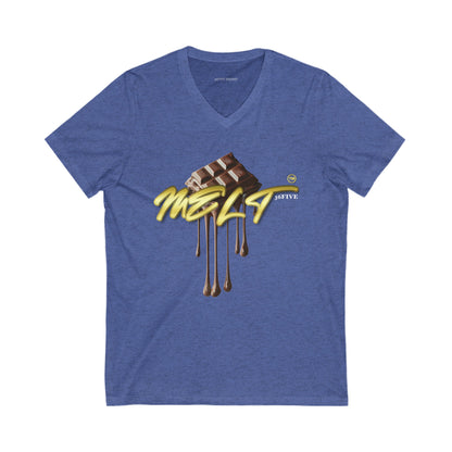 Chocolate MELT™ Unisex V-Neck Tee