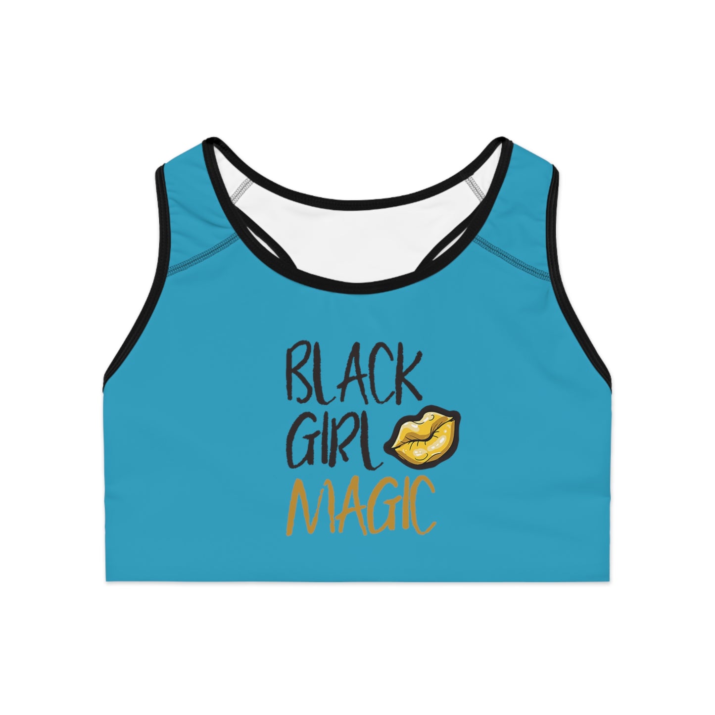 Black Girl Magic Sports Bra