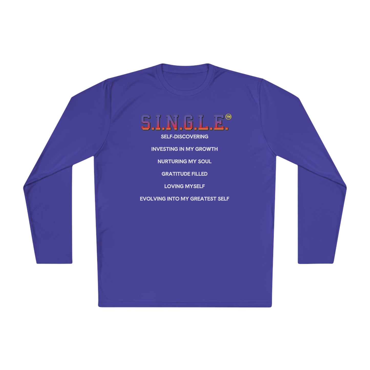 S.I.N.G.L.E. Unisex Long Sleeve Tee - Lightweight