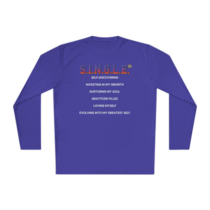 S.I.N.G.L.E. Unisex Long Sleeve Tee - Lightweight