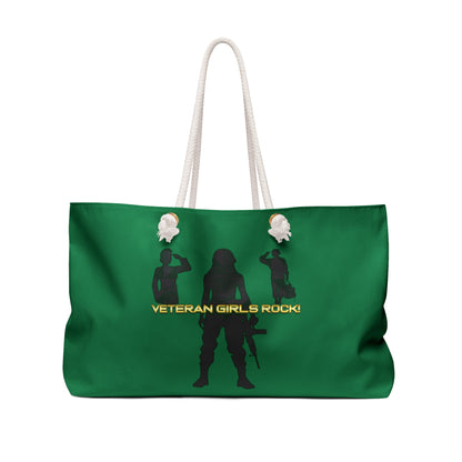 Veteran Girls Rock Weekender Tote Bag