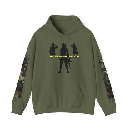 Veteran Girls Rock - Unisex Hooded Sweatshirt