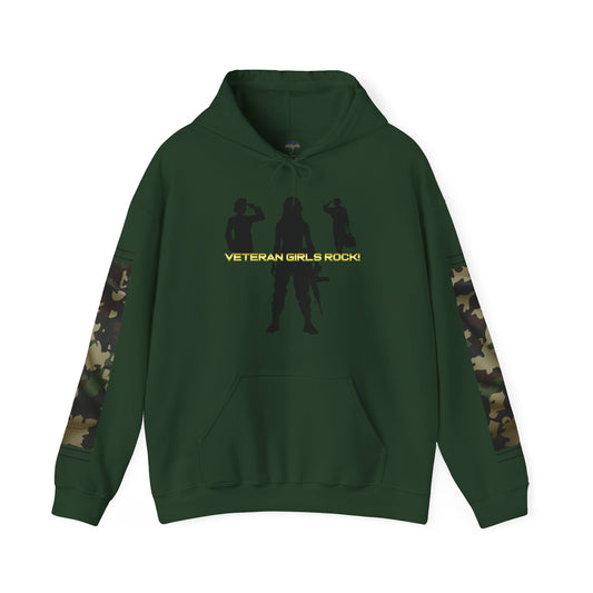 Veteran Girls Rock - Unisex Hooded Sweatshirt