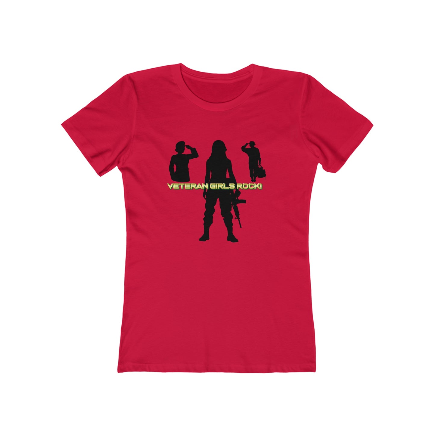 Veteran Girls Rock - Boyfriend Tee