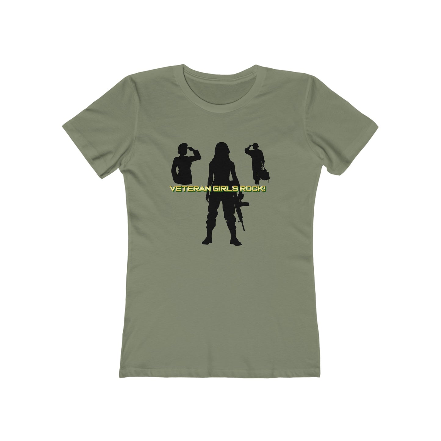 Veteran Girls Rock - Boyfriend Tee