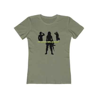 Veteran Girls Rock - Boyfriend Tee