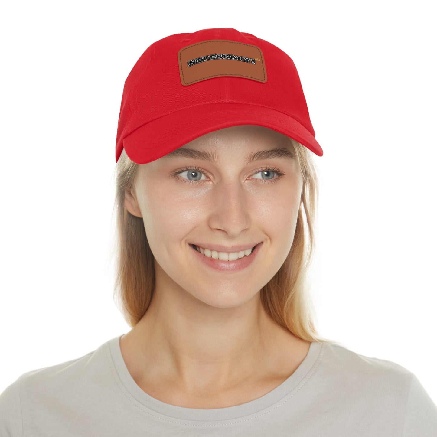 Necessary™ Premier Dad Hat with Leather Patch