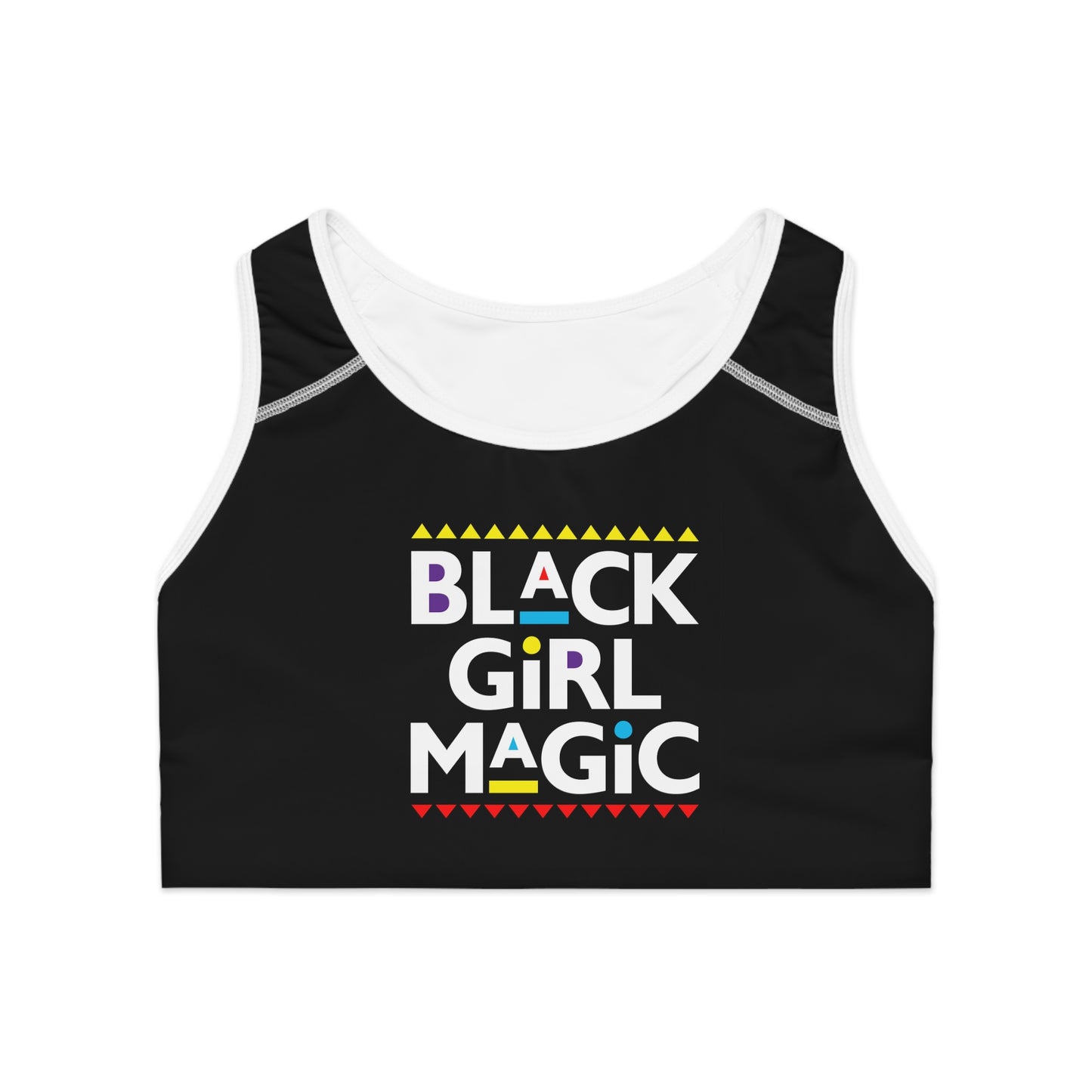 Black Girl Magic Sports Bra