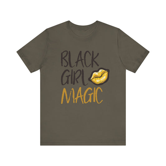 Black Girl Magic Kiss - Short Sleeve Tee