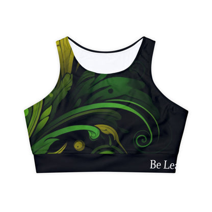 Be Leaf It Fully Lined, Padded Sports Bra