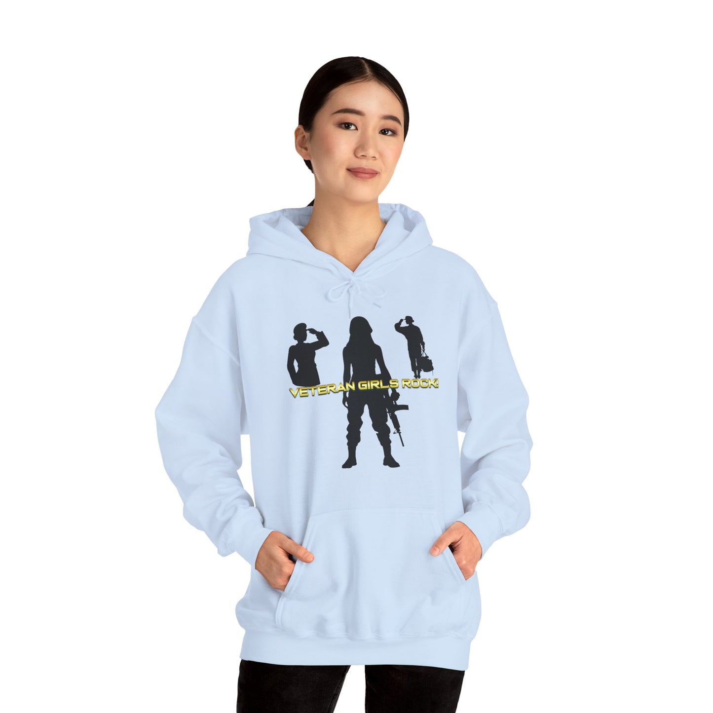 Veteran Girls Rock - Unisex Hooded Sweatshirt