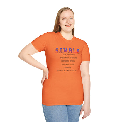 S.I.N.G.L.E.™ Soft T-Shirt - UNISEX
