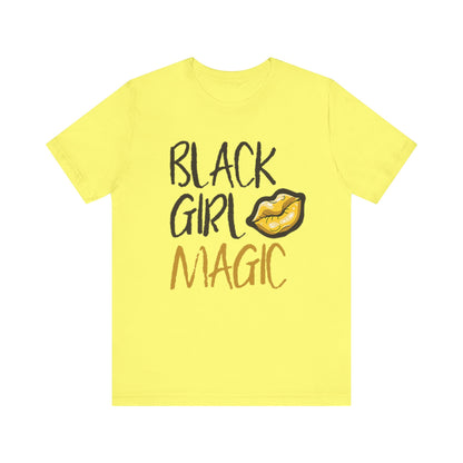 Black Girl Magic Kiss - Short Sleeve Tee