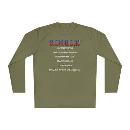 S.I.N.G.L.E. Unisex Long Sleeve Tee - Lightweight