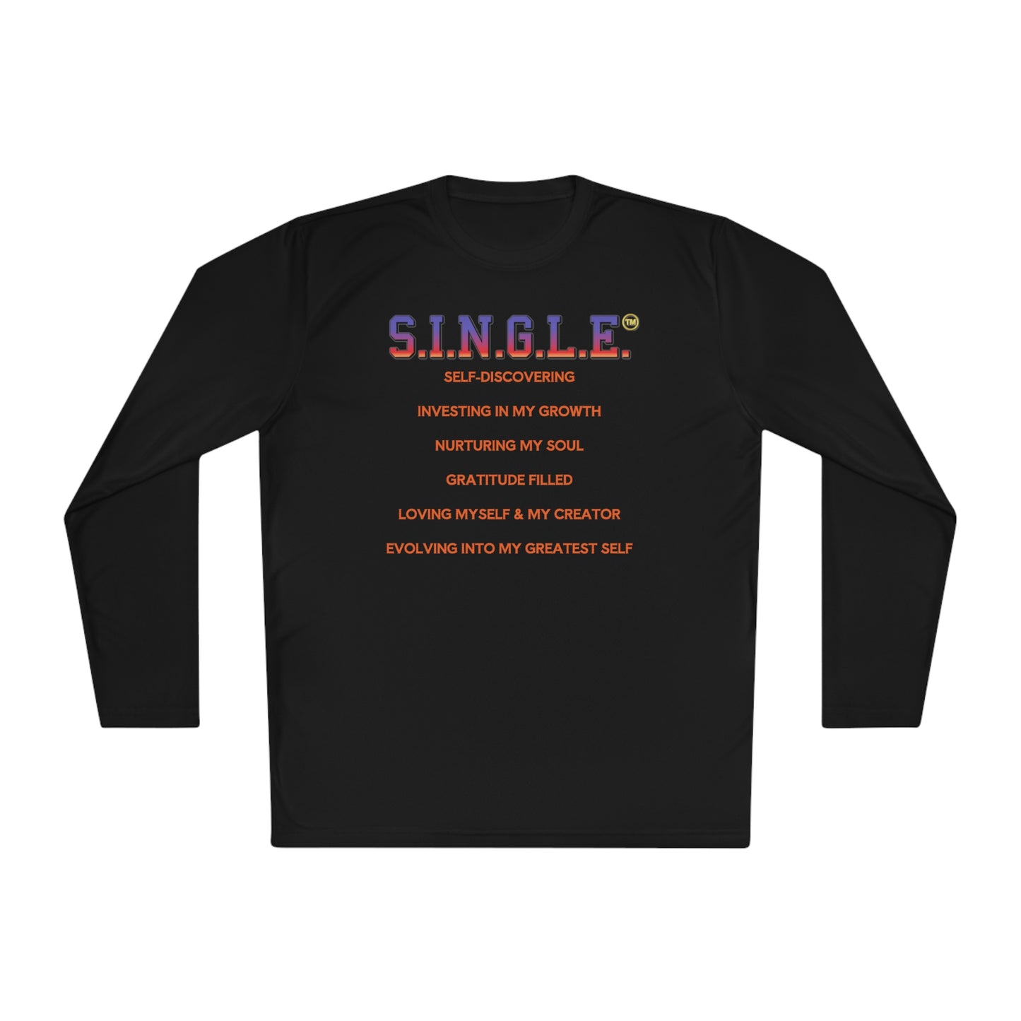 S.I.N.G.L.E. Unisex Long Sleeve Tee - Lightweight