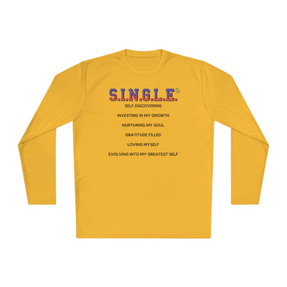 S.I.N.G.L.E. Unisex Long Sleeve Tee - Lightweight