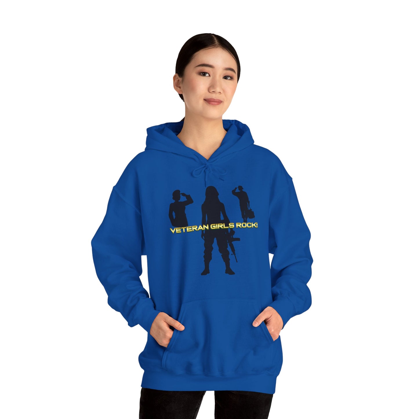 Veteran Girls Rock - Unisex Hooded Sweatshirt