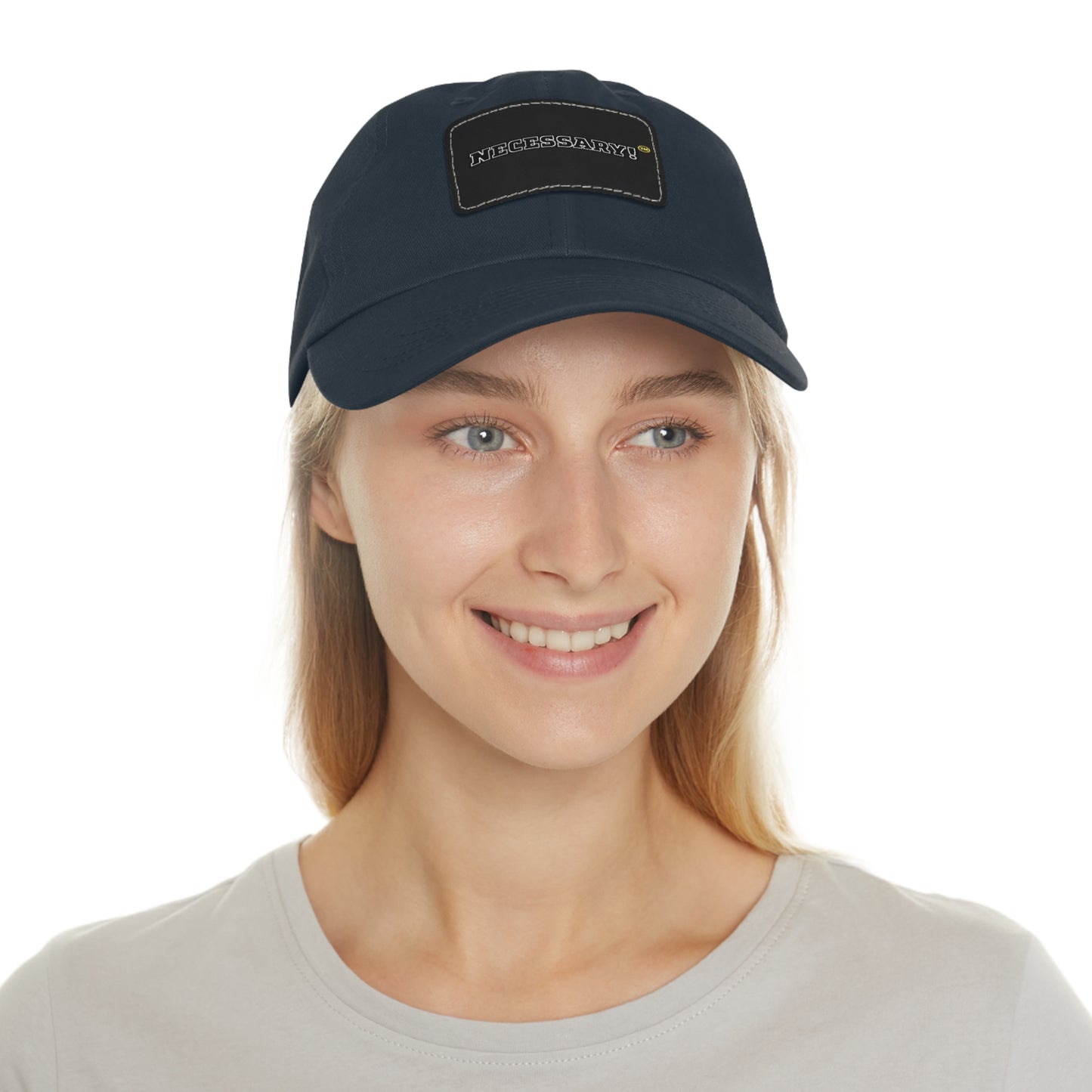 Necessary™ Premier Dad Hat with Leather Patch