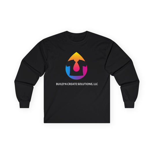 Build'N Create Solutions Logo Long Sleeve Tee
