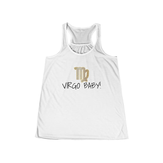 VIRGO Women's Flowy Racerback Tank Top