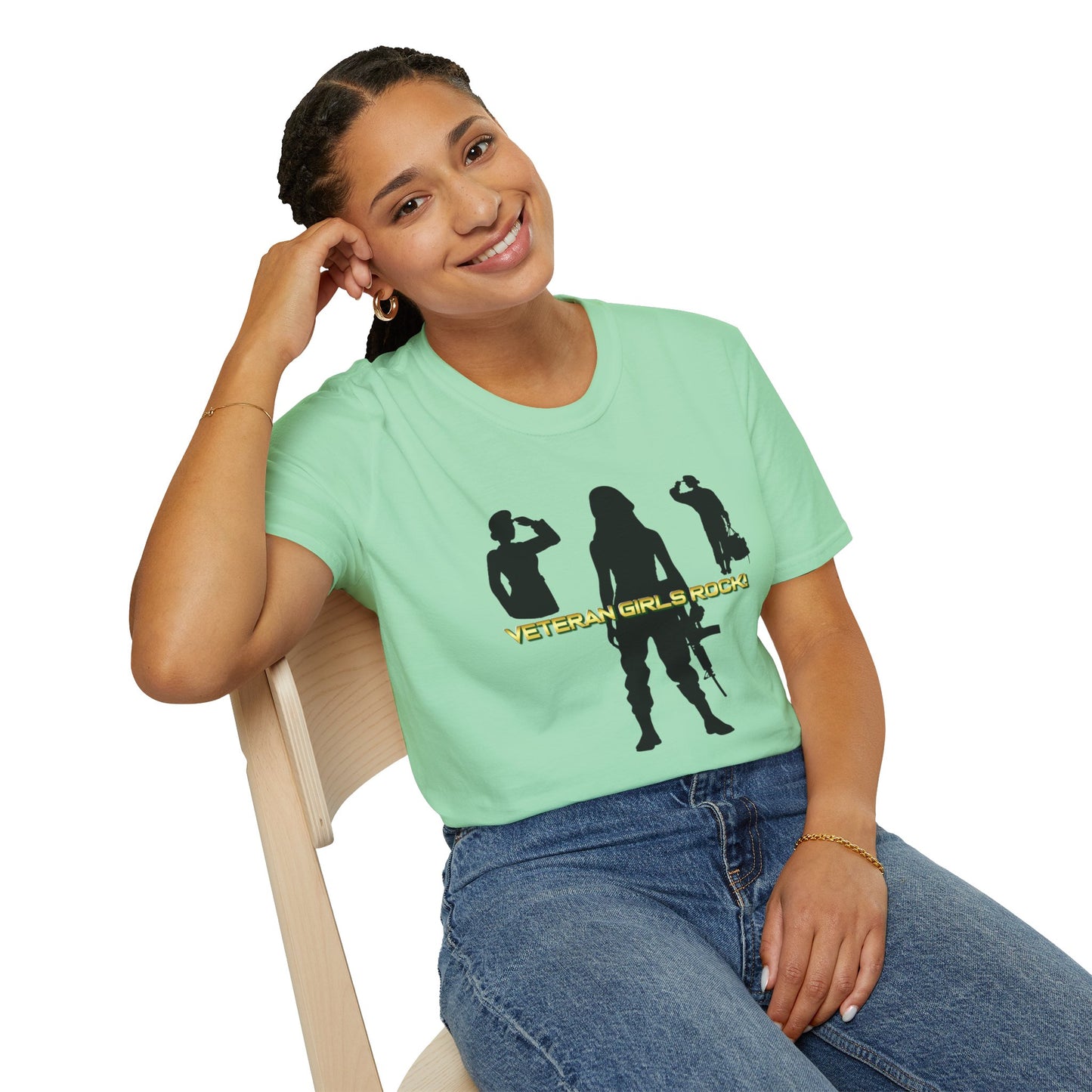 Veteran Girls Rock Softstyle T-Shirt