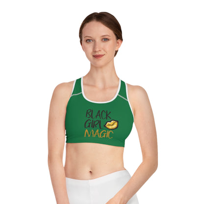 Black Girl Magic Sports Bra