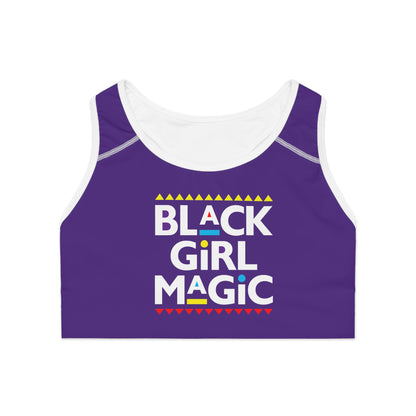 Black Girl Magic Sports Bra