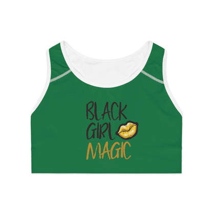 Black Girl Magic Sports Bra