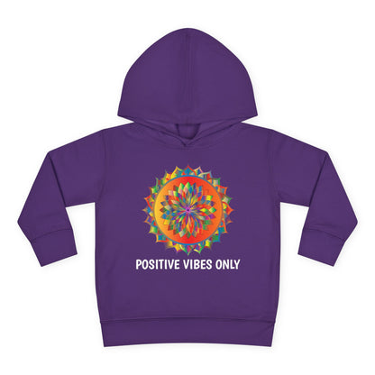 Positive Vibes - Toddler Pullover Fleece Hoodie