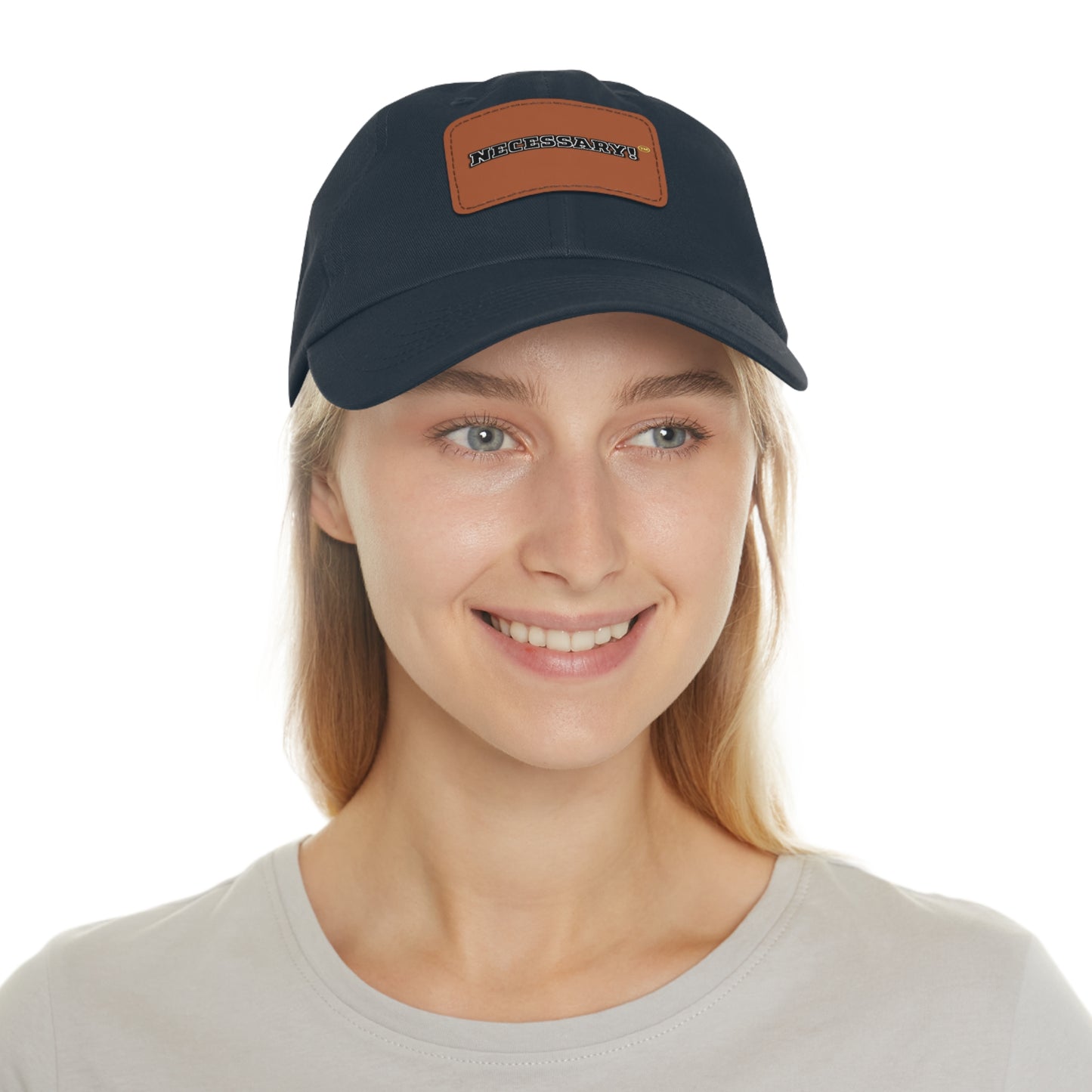 Necessary™ Premier Dad Hat with Leather Patch