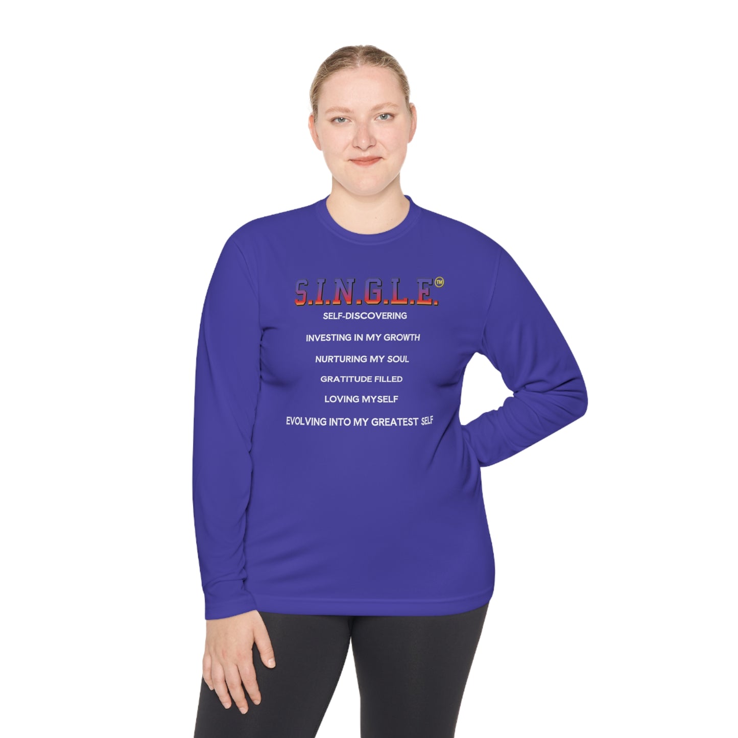 S.I.N.G.L.E. Unisex Long Sleeve Tee - Lightweight