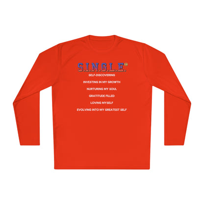 S.I.N.G.L.E. Unisex Long Sleeve Tee - Lightweight