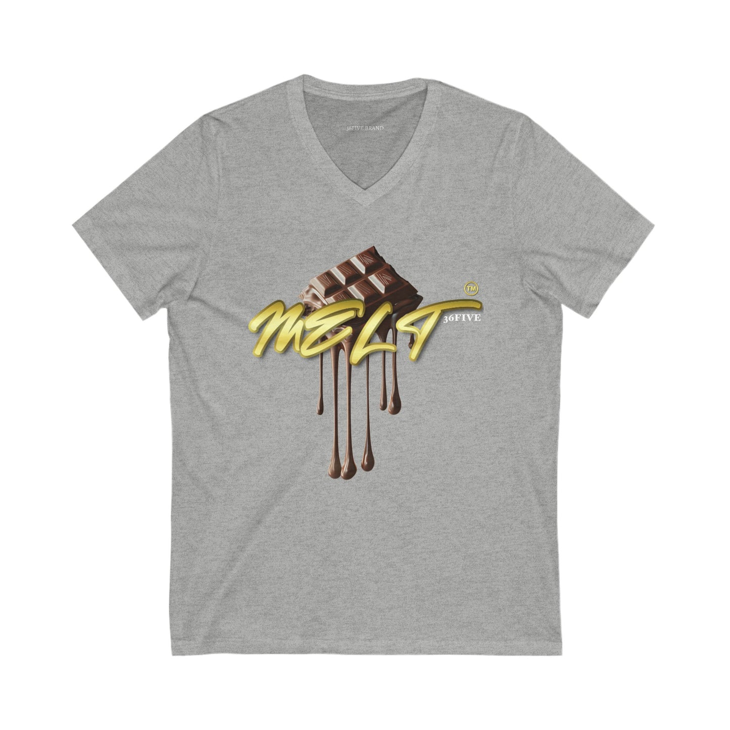 Chocolate MELT™ Unisex V-Neck Tee