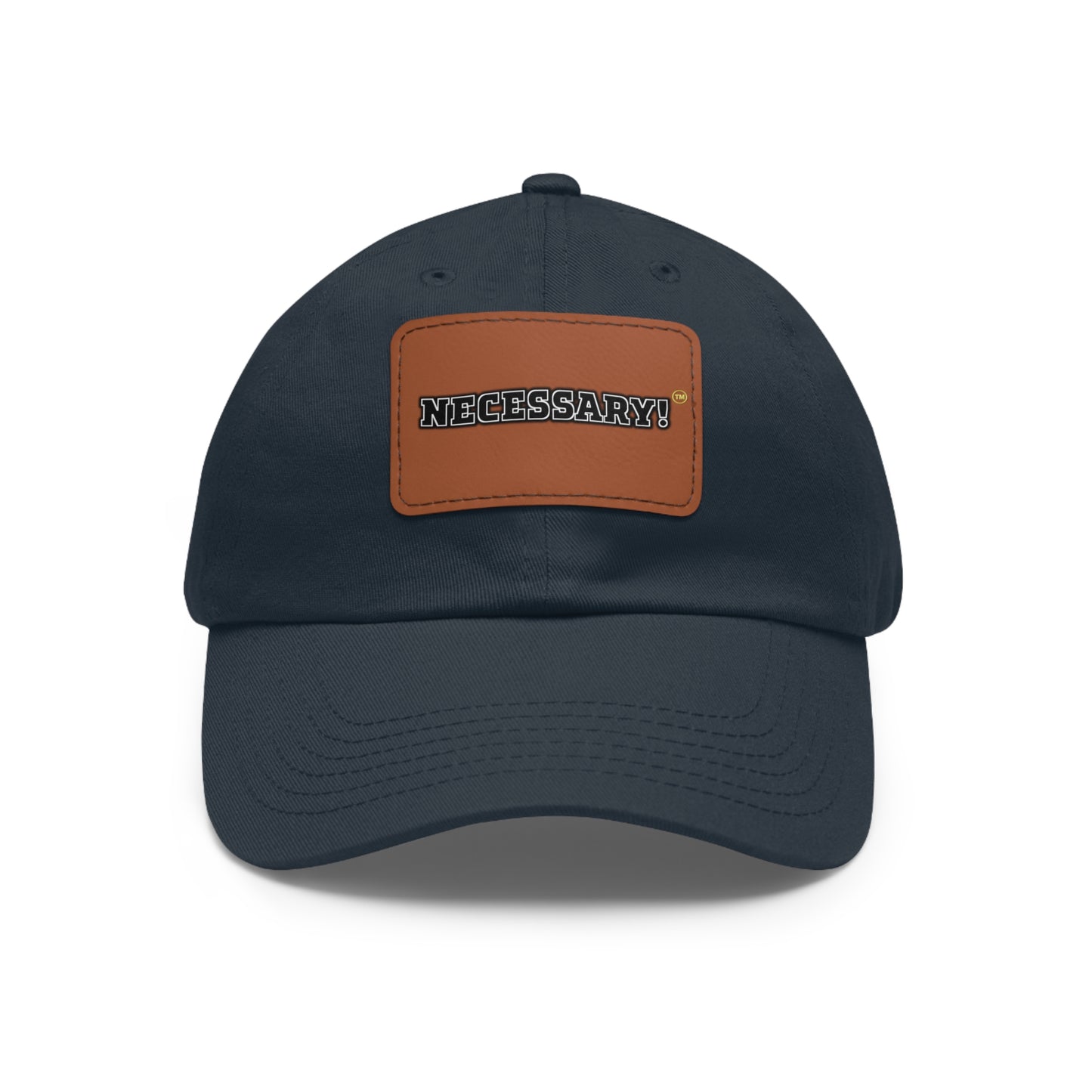 Necessary™ Premier Dad Hat with Leather Patch