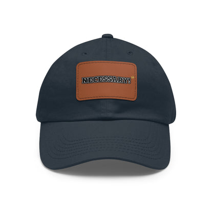 Necessary™ Premier Dad Hat with Leather Patch