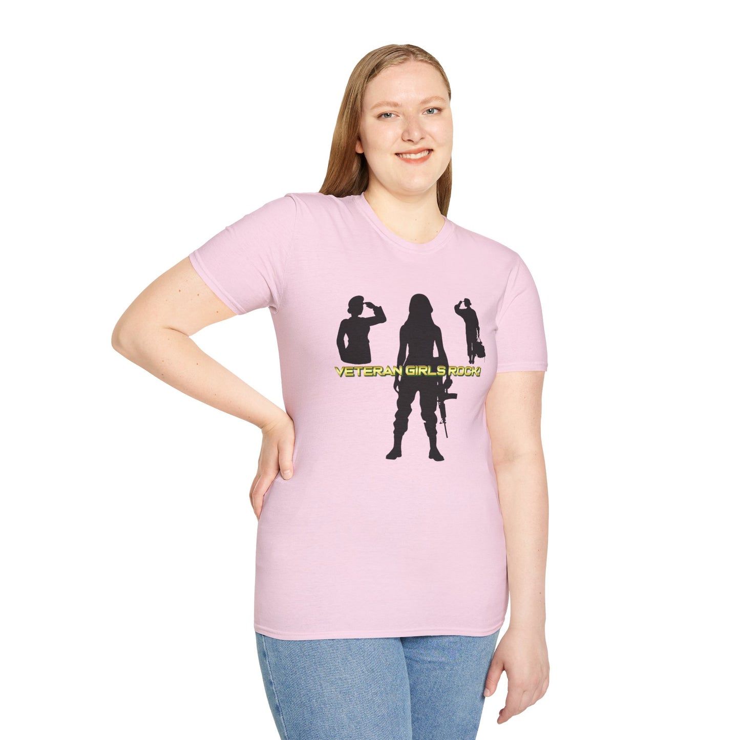 Veteran Girls Rock Softstyle T-Shirt