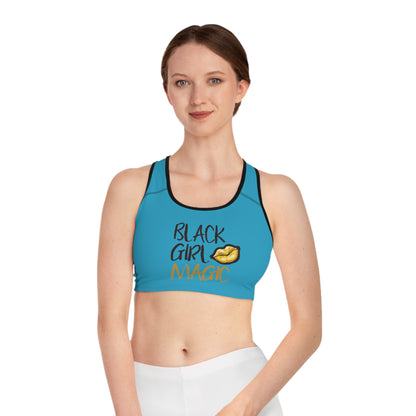 Black Girl Magic Sports Bra