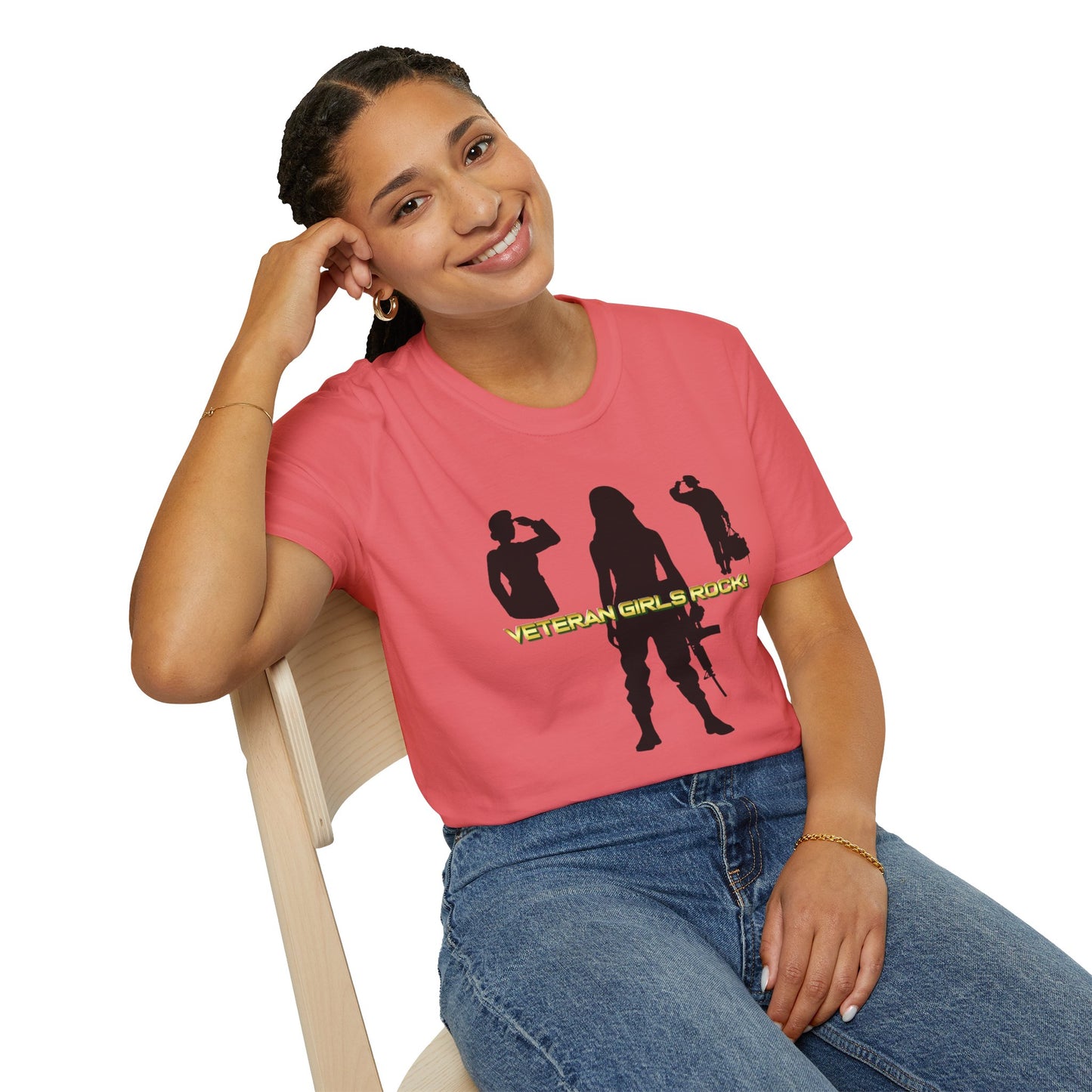 Veteran Girls Rock Softstyle T-Shirt