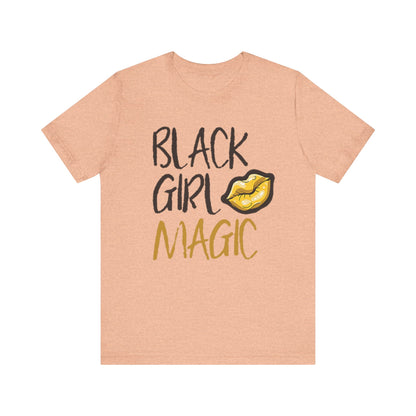 Black Girl Magic Kiss - Short Sleeve Tee