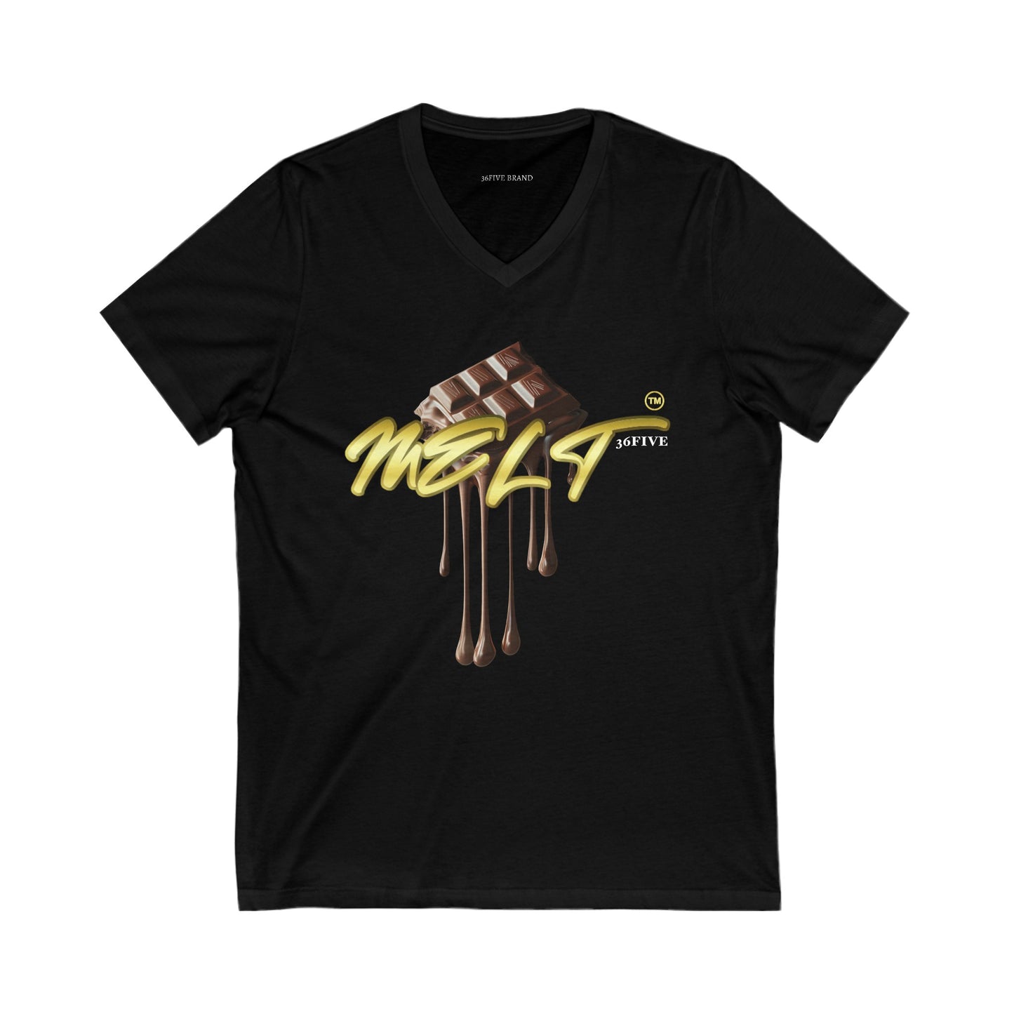 Chocolate MELT™ Unisex V-Neck Tee