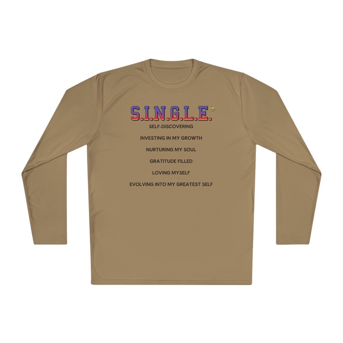 S.I.N.G.L.E. Unisex Long Sleeve Tee - Lightweight