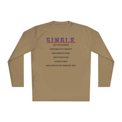 S.I.N.G.L.E. Unisex Long Sleeve Tee - Lightweight