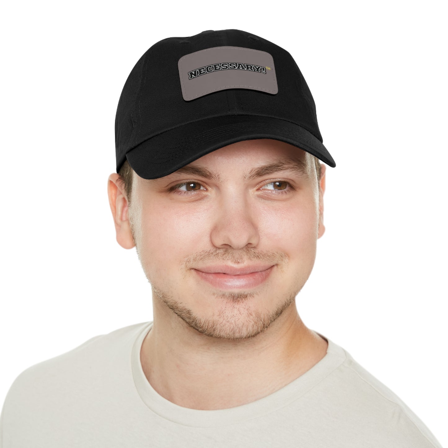 Necessary™ Premier Dad Hat with Leather Patch