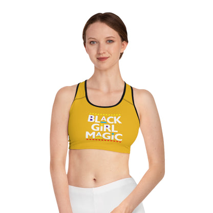 Black Girl Magic Sports Bra