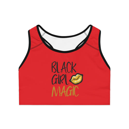 Black Girl Magic Sports Bra