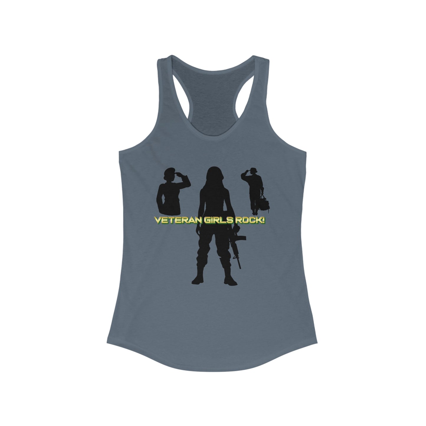 Veteran Girls Rock - Racerback Tank