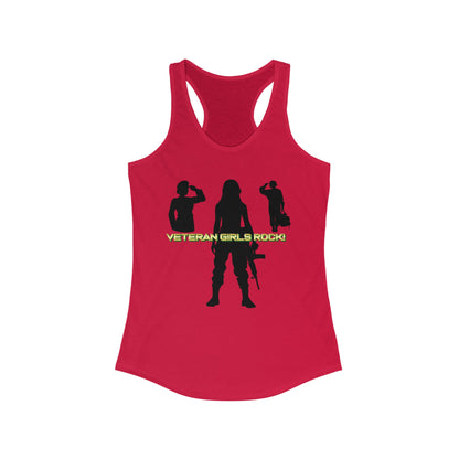 Veteran Girls Rock - Racerback Tank