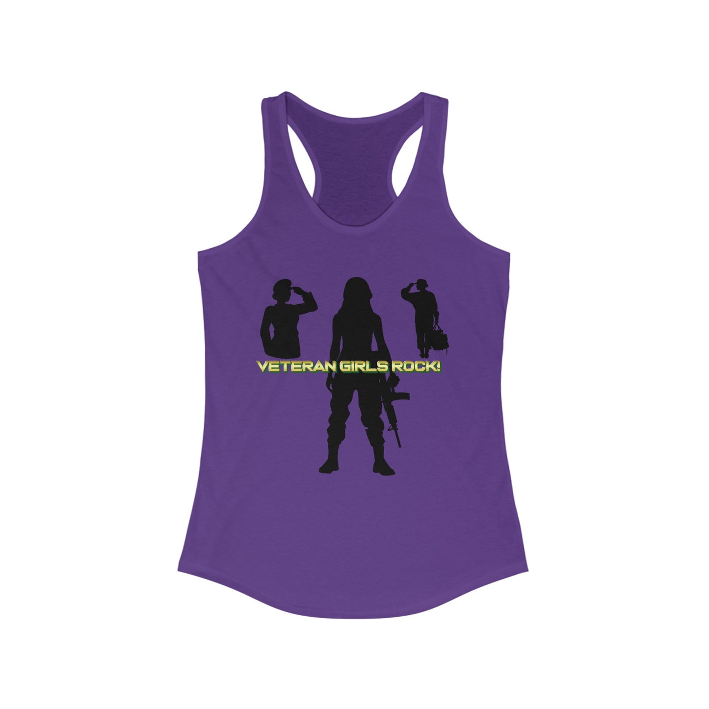 Veteran Girls Rock - Racerback Tank