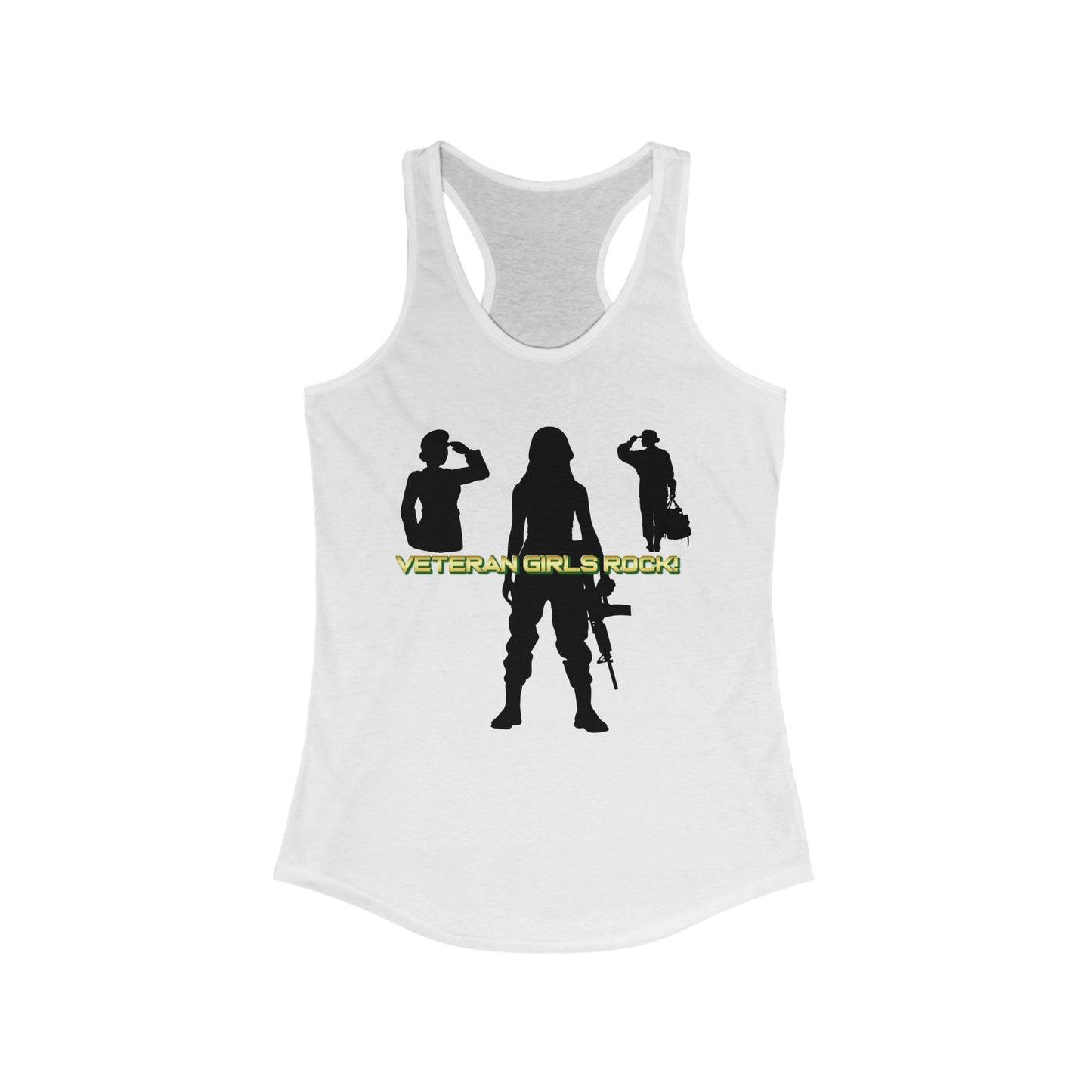 Veteran Girls Rock - Racerback Tank